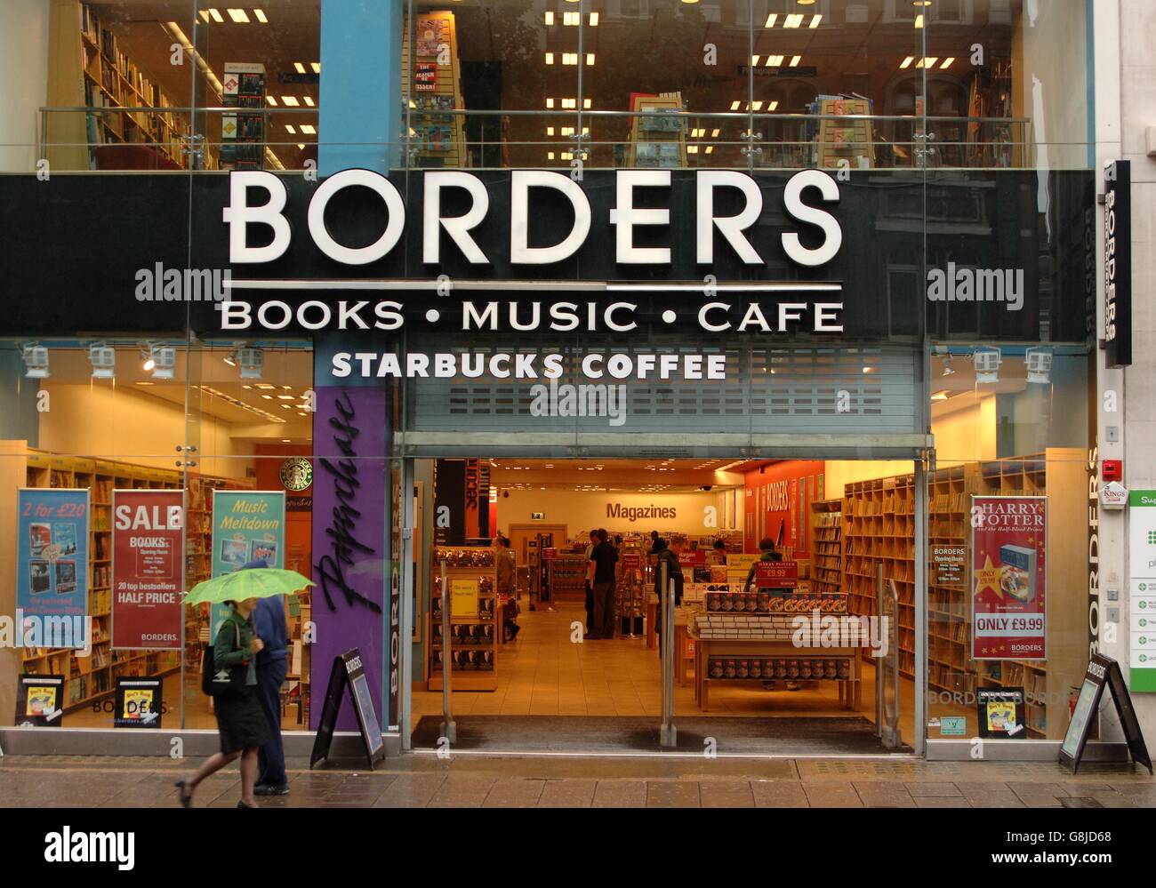 Borders oxford street london hires stock photography and