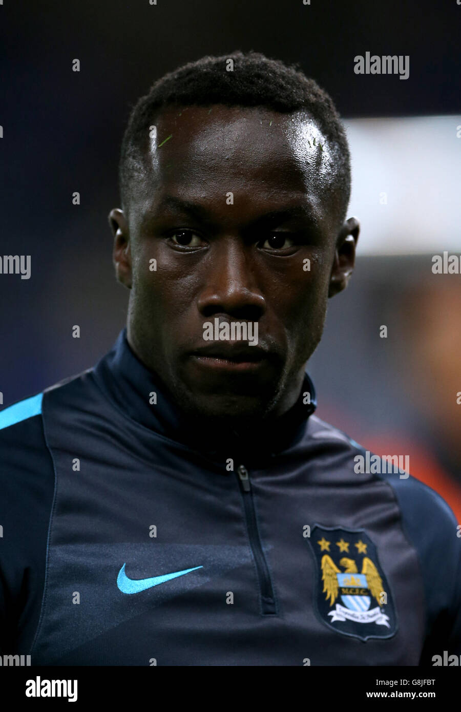 Leicester City v Manchester City - Barclays Premier League - King Power Stadium. Manchester City's Bacary Sagna Stock Photo