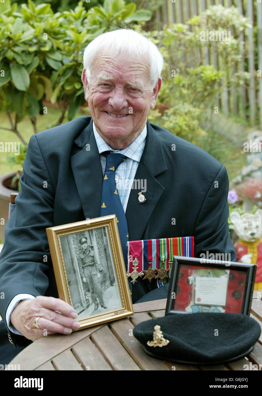 Second World War Soldiers' Commemoration Stock Photo