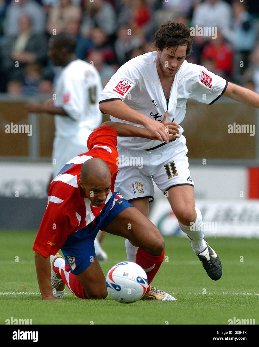 Soccer - Friendly - Milton Keynes Dons v Atletico Madrid - National Hockey Stadium Stock Photo