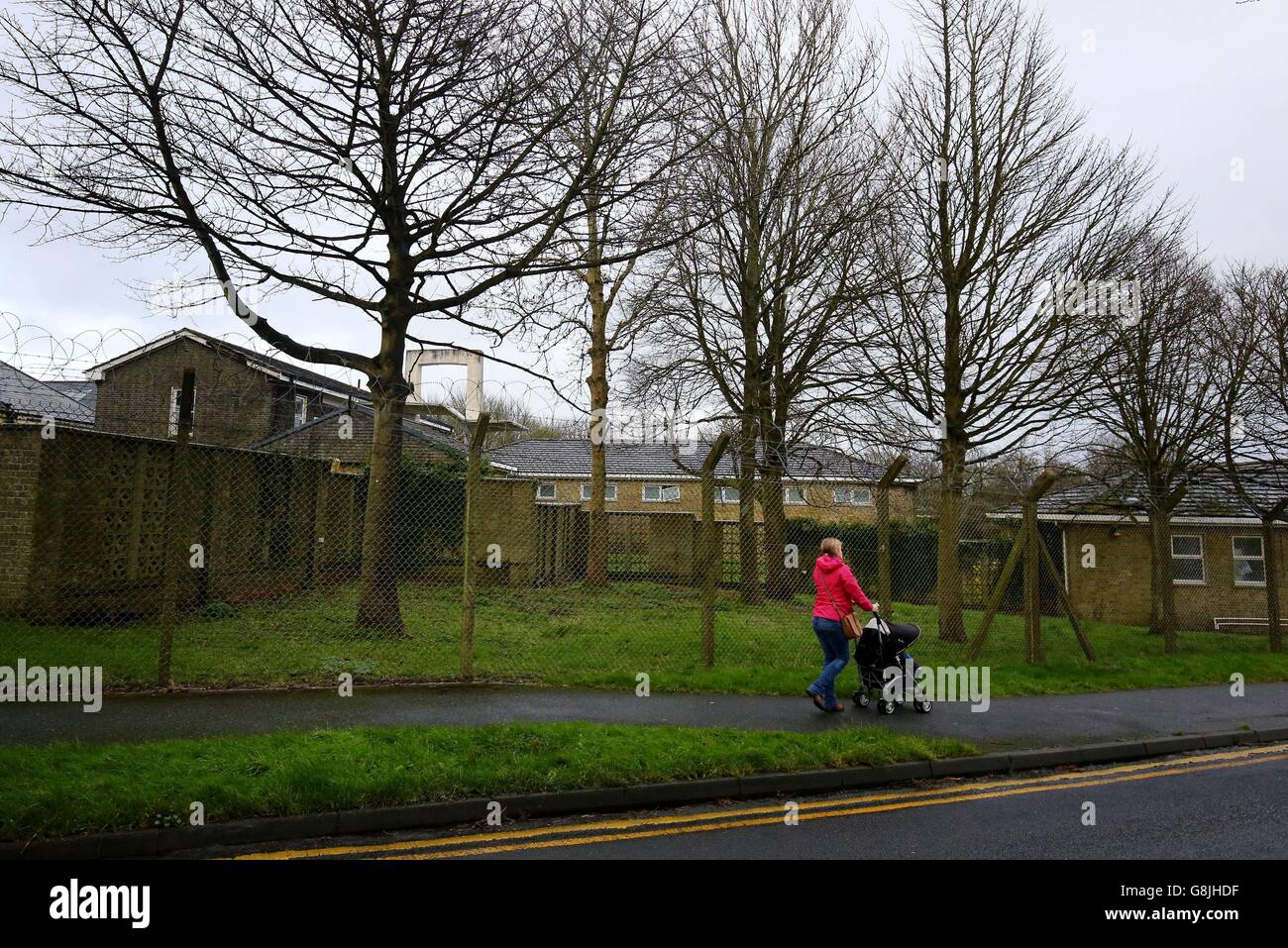 A view of the former Connaught Barracks in Dover, Kent, which is to be