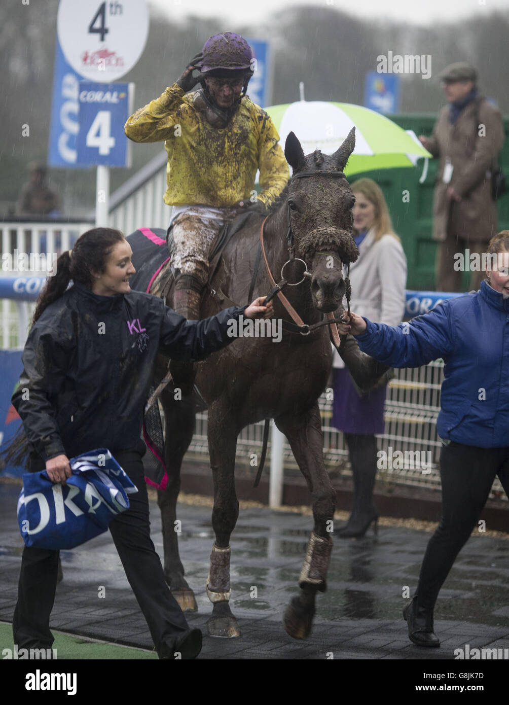 Welsh Grand National Chepstow Races Stock Photo Alamy