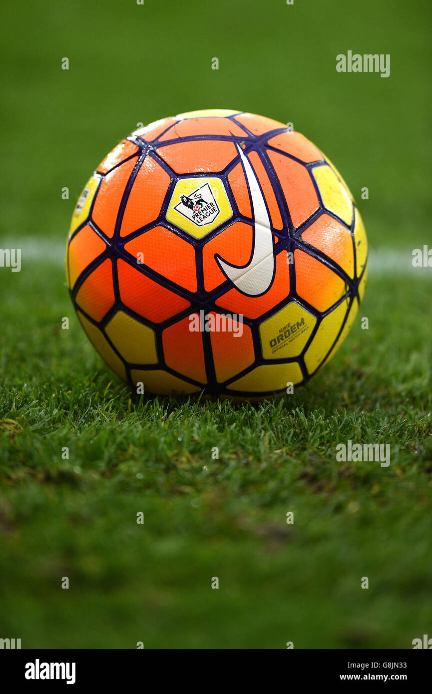 Nike Soccer Ball On Grass Nike Soccer Ball On Grass Stock