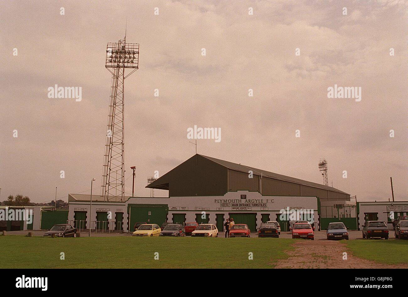 English League Soccer - Plymouth Argyle Stadium Stock Photo - Alamy