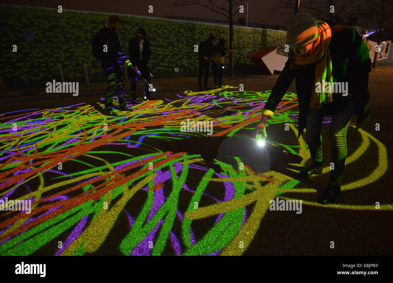 Lumiere London Light Festival London Stock Photo Alamy