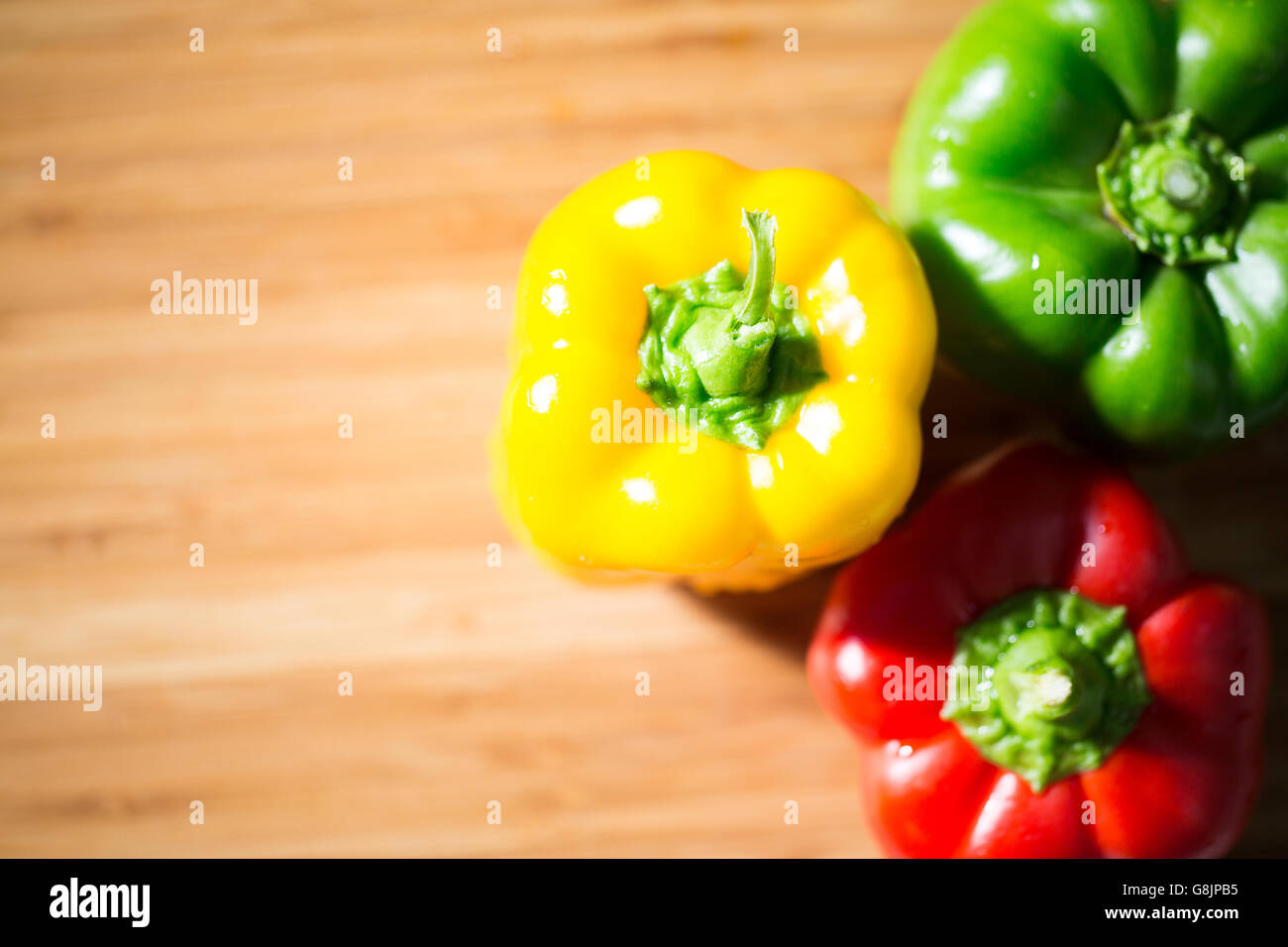 Green , yellow and red bell pepper background Stock Photo - Alamy
