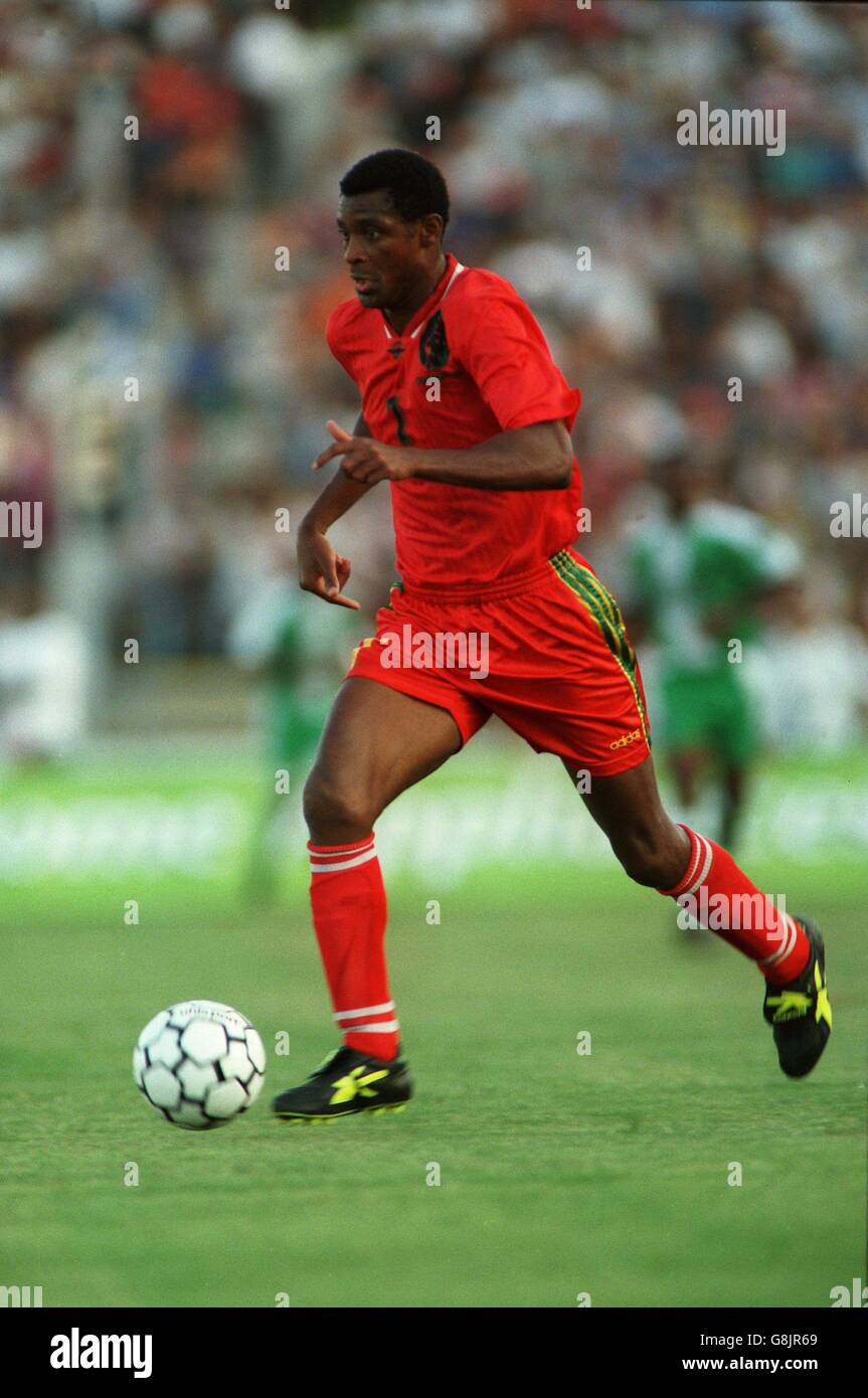 International Soccer - Nigeria v Cameroon. Omam Biyick, Cameroon Stock