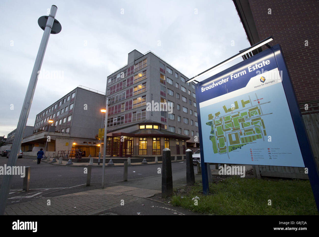 Sink Estate Stock Brixton Stock Photo Alamy