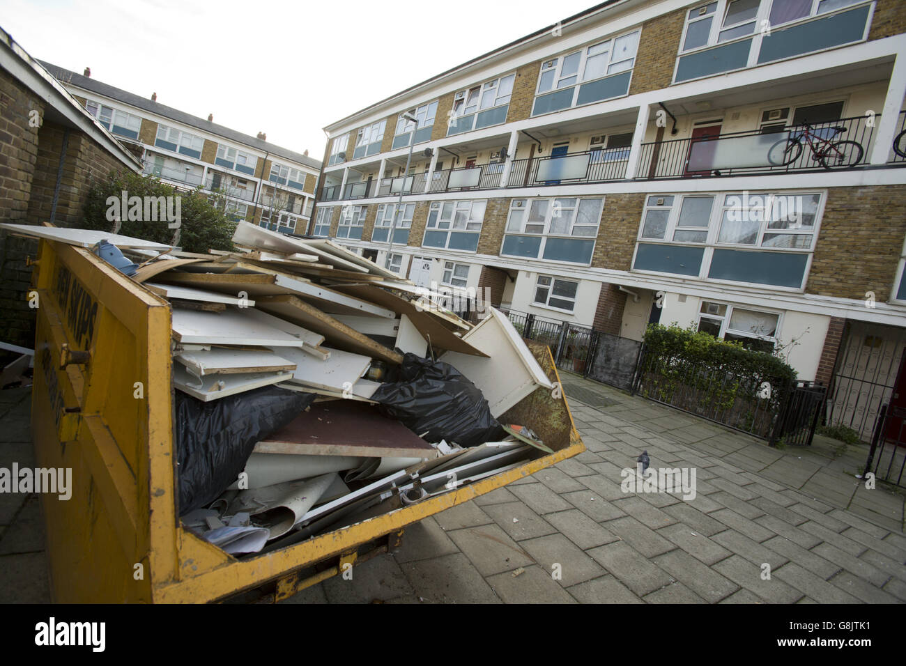 Sink Estate Stock Brixton Stock Photo Alamy