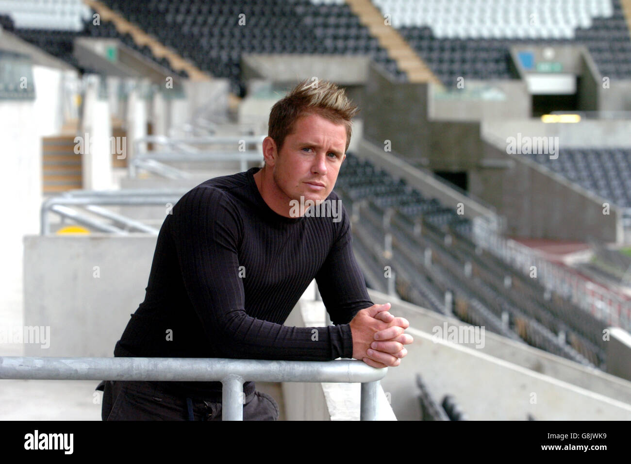 Shane Williams - Ospreys stadium Stock Photo