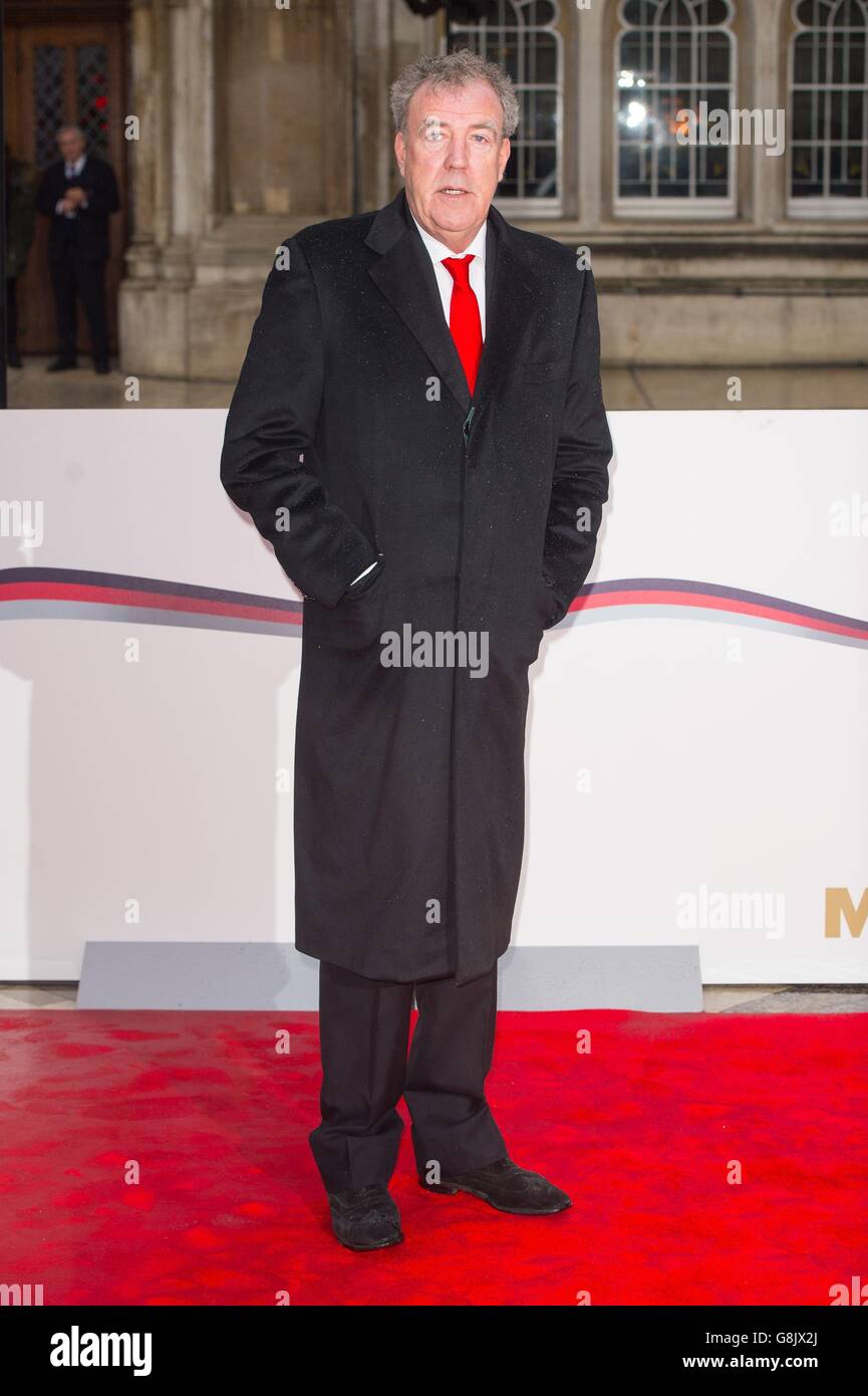 The Sun Military Awards 2016 - London. Jeremy Clarkson arriving at the Sun Military Awards, at the Guildhall, London. Stock Photo