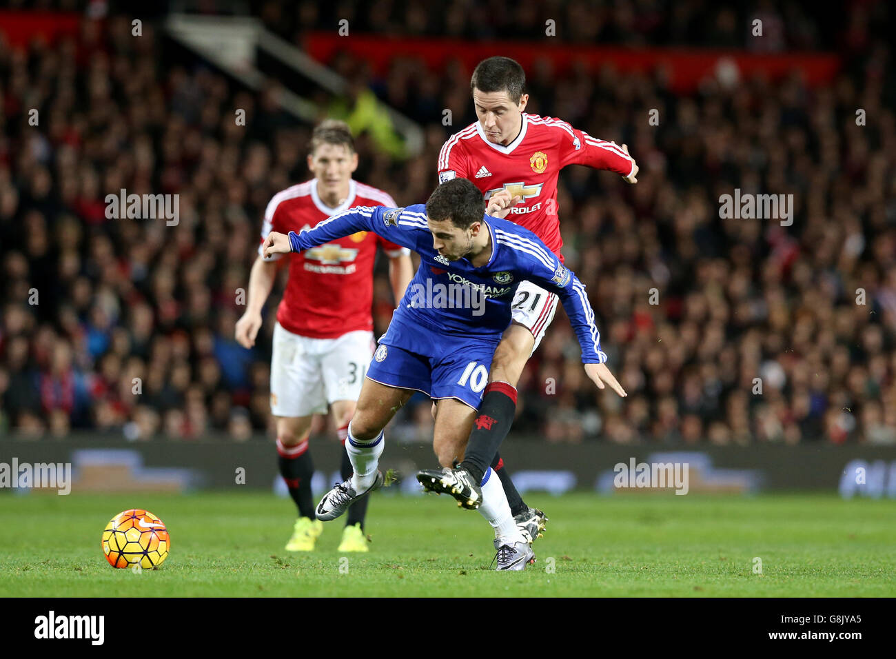 Ander herrera eden hazard hi-res stock photography and images - Alamy