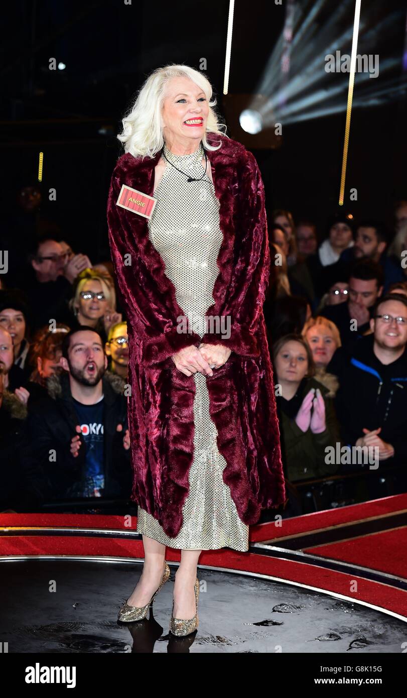 Angie Bowie arrives at the start of the latest series of Celebrity Big