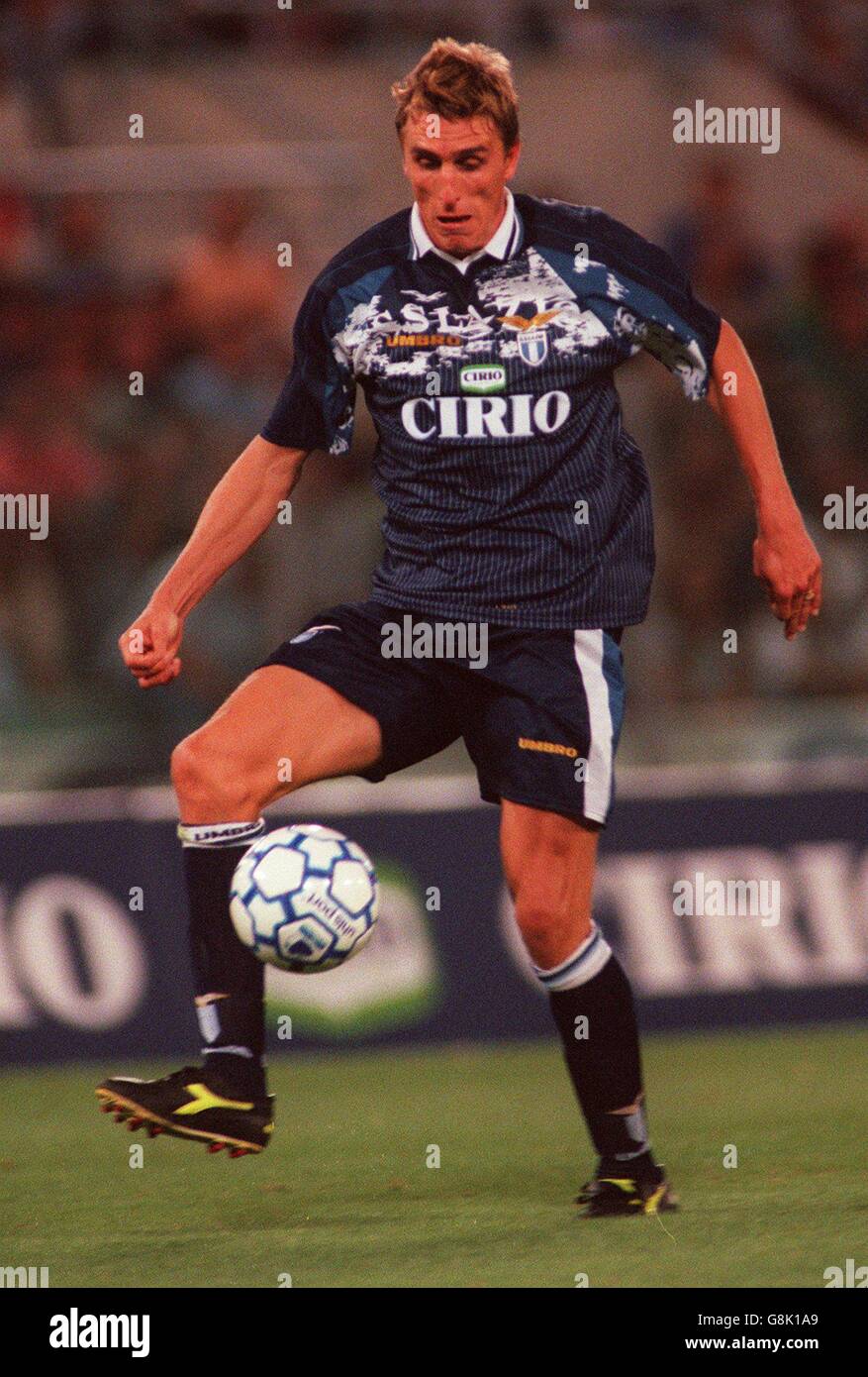 Soccer - Lazio v Olympiakos. Alen Boksic, Lazio Stock Photo - Alamy