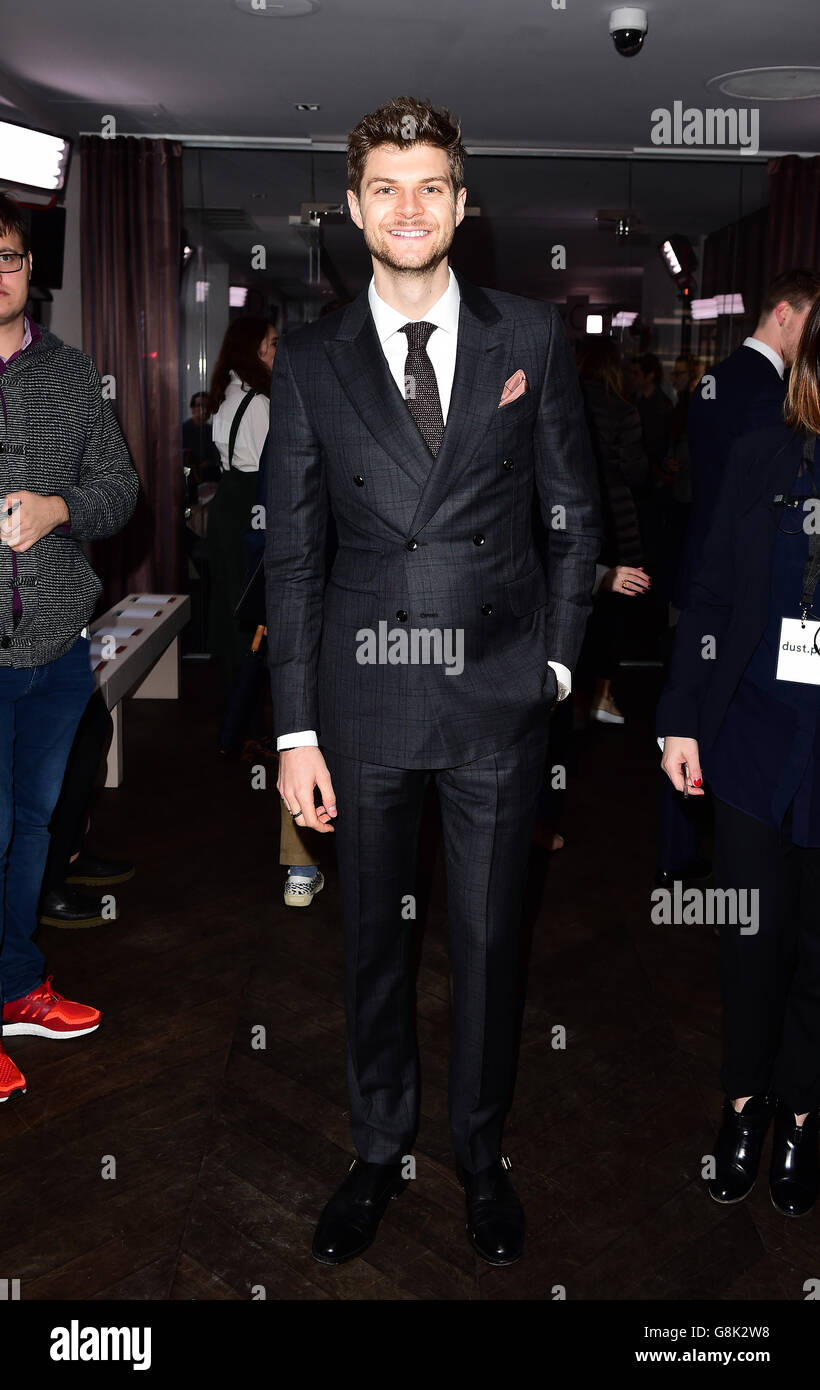 Jim Chapman attending the Richard James London Collections Men AW2016 show at BFC Show Space, 20 Savile Row, London. Stock Photo