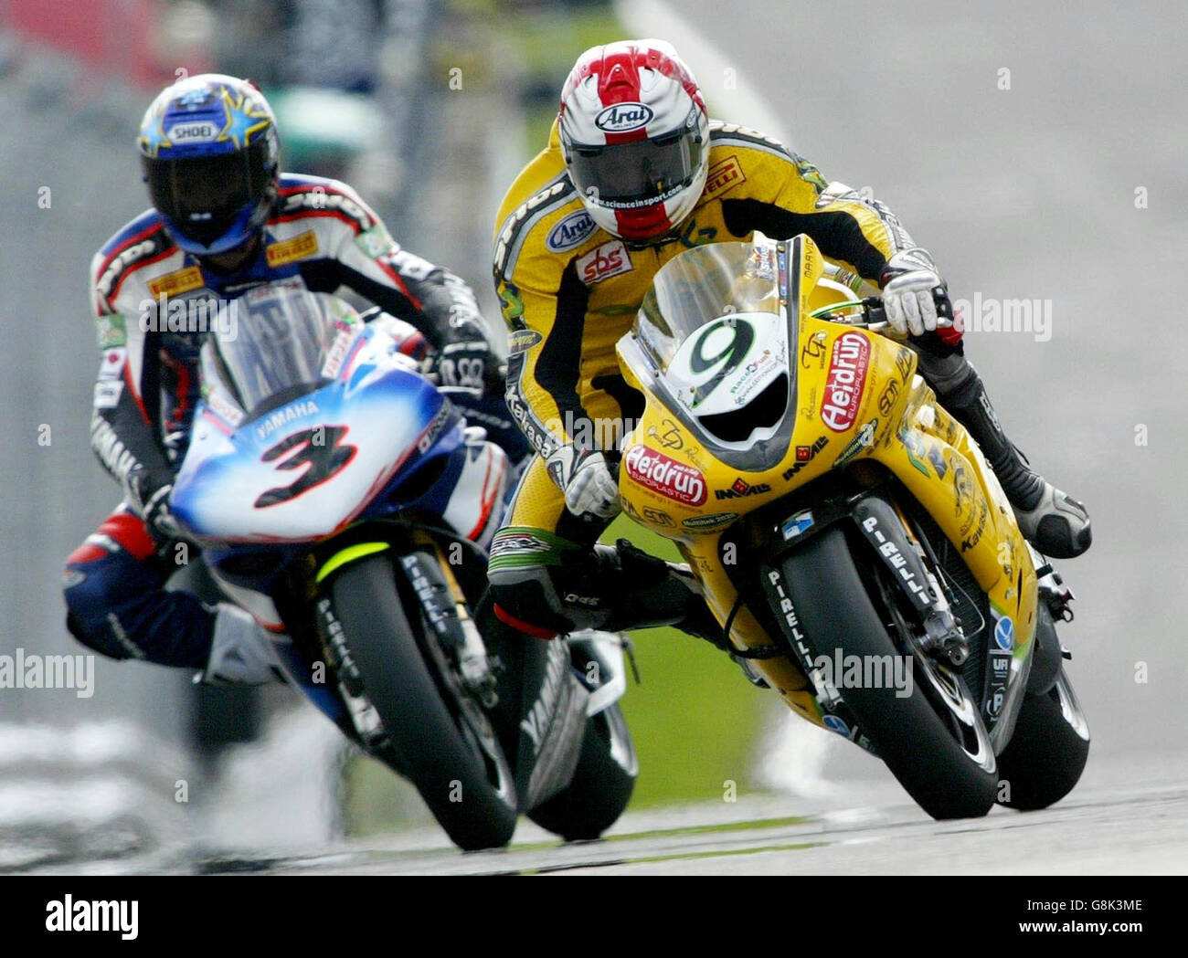 Motorcycling - Corona Extra Superbike World Championship 2005 - Practice - Brands Hatch Stock Photo