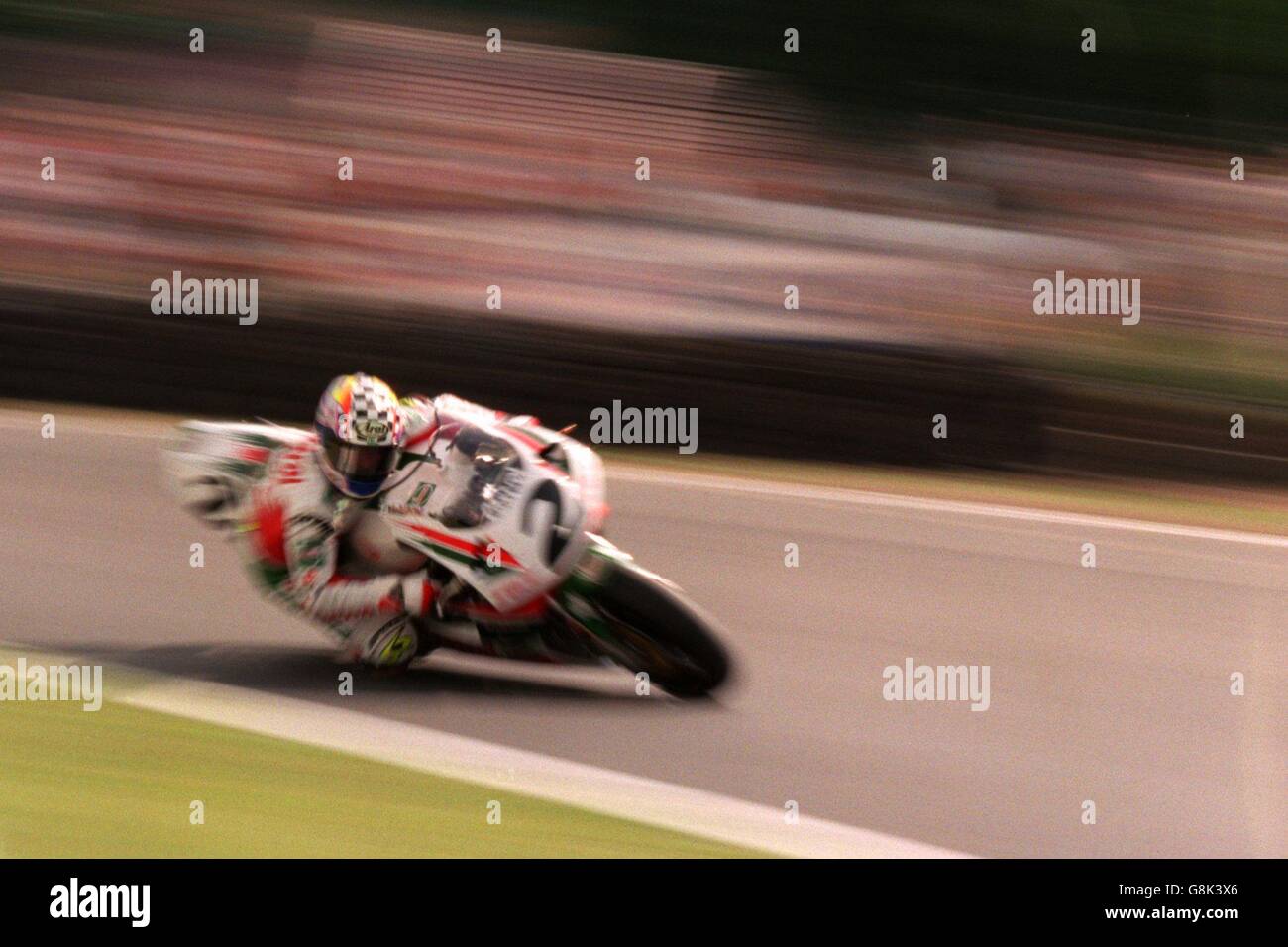 Superbikes - World Superbikes Brands Hatch. Aaron Slight Stock Photo