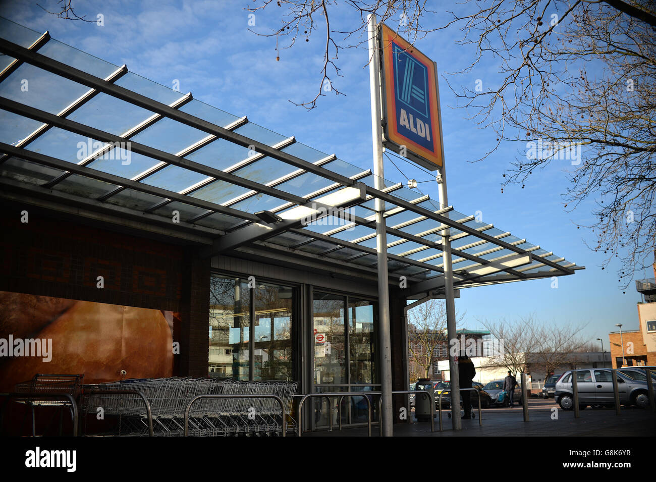General view of an Aldi store on the Old Kent Road in London Stock