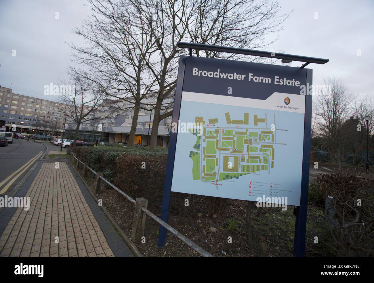Sink Estate Stock Brixton Stock Photo Alamy