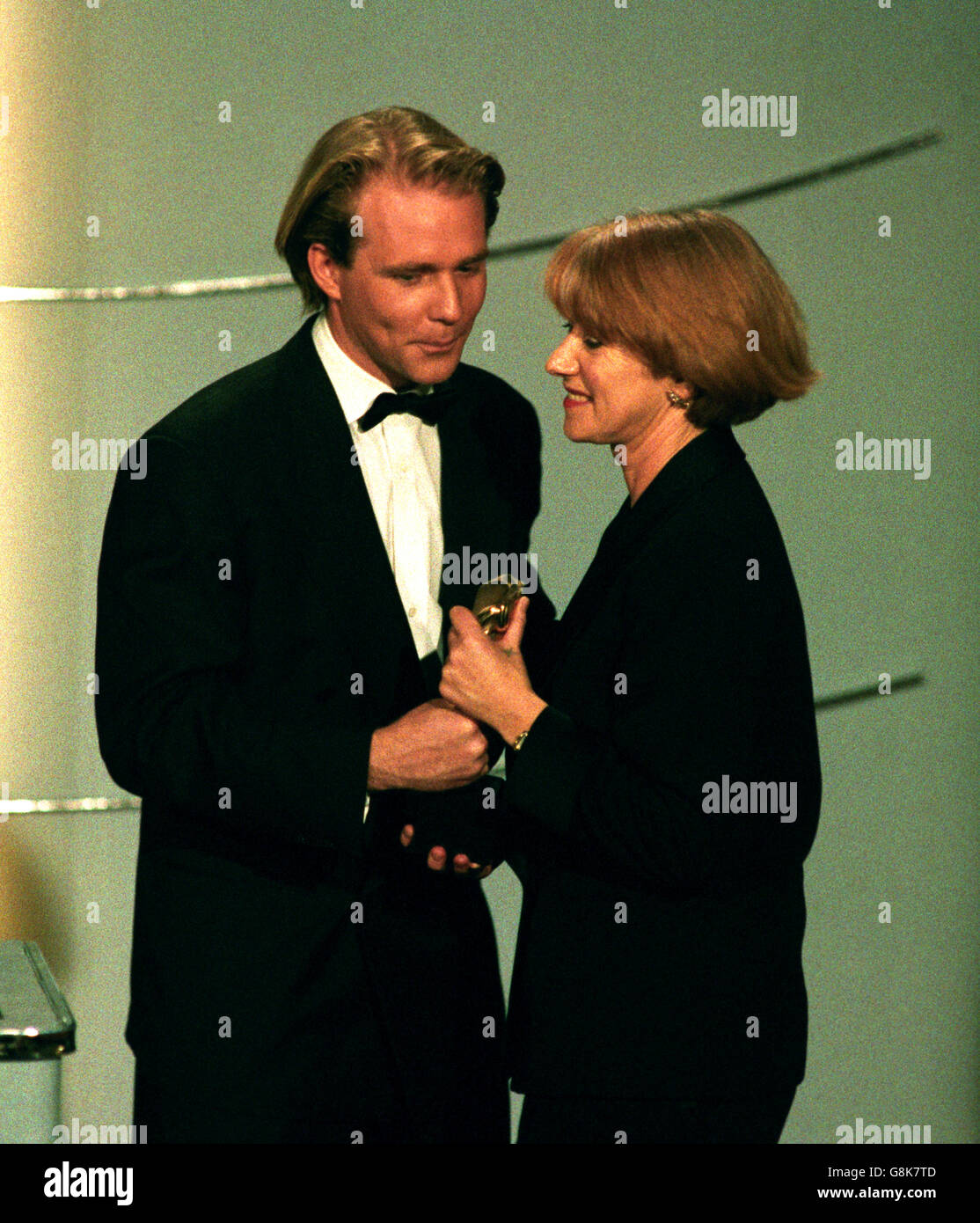 Helen mirren and prime suspect baftas hires stock photography and