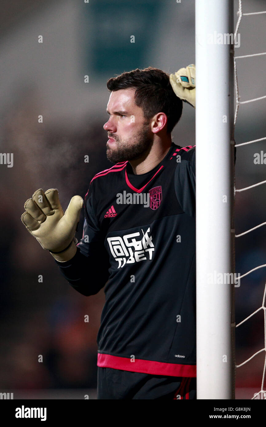 Bristol City v West Bromwich Albion - Emirates FA Cup - Third Round Replay - Ashton Gate. West Bromwich Albion goalkeeper Ben Foster Stock Photo