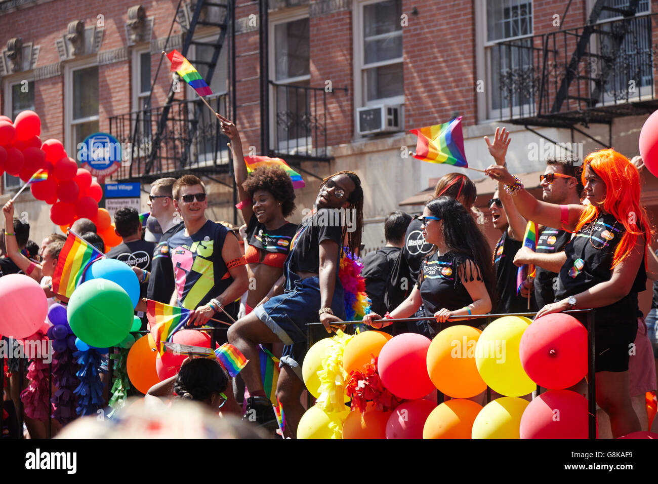 New York Gay Pride Parade Stock Photos & New York Gay Pride Parade