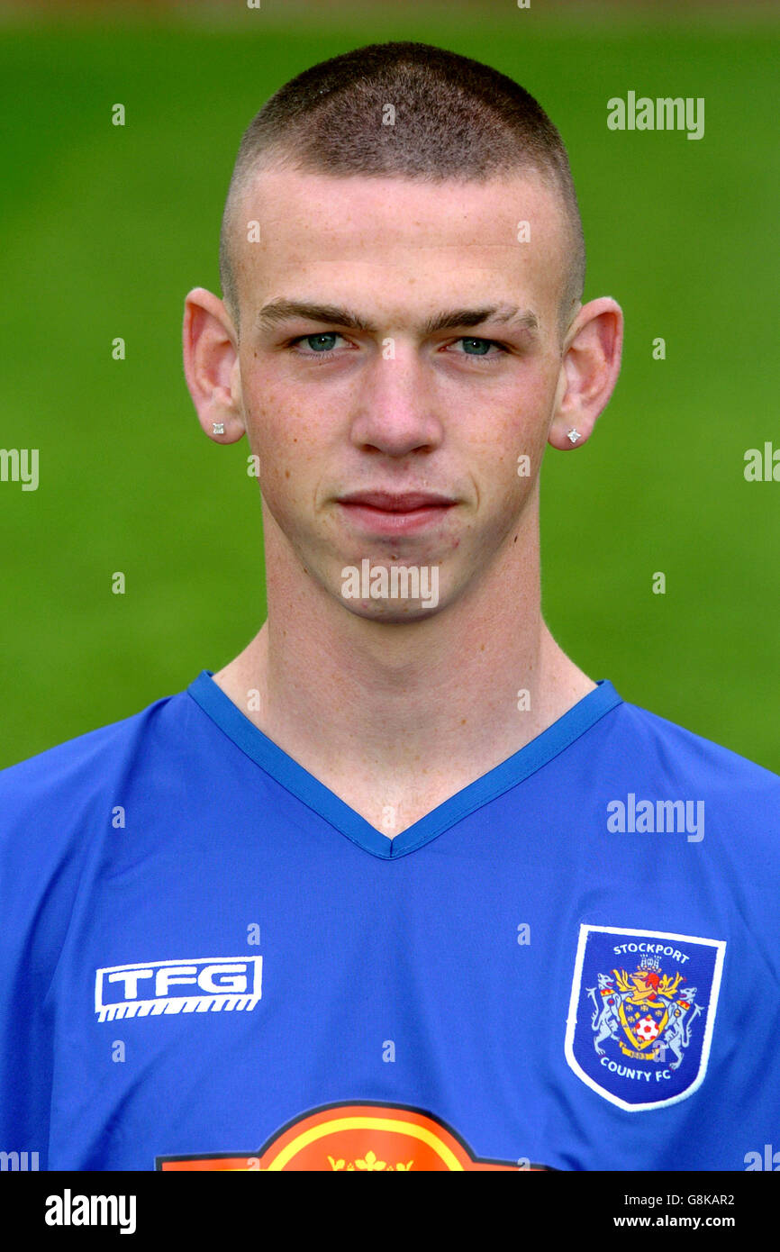 Mike Raynes Soccer - Coca-Cola Football League Two- Stockport County Photocall ...
