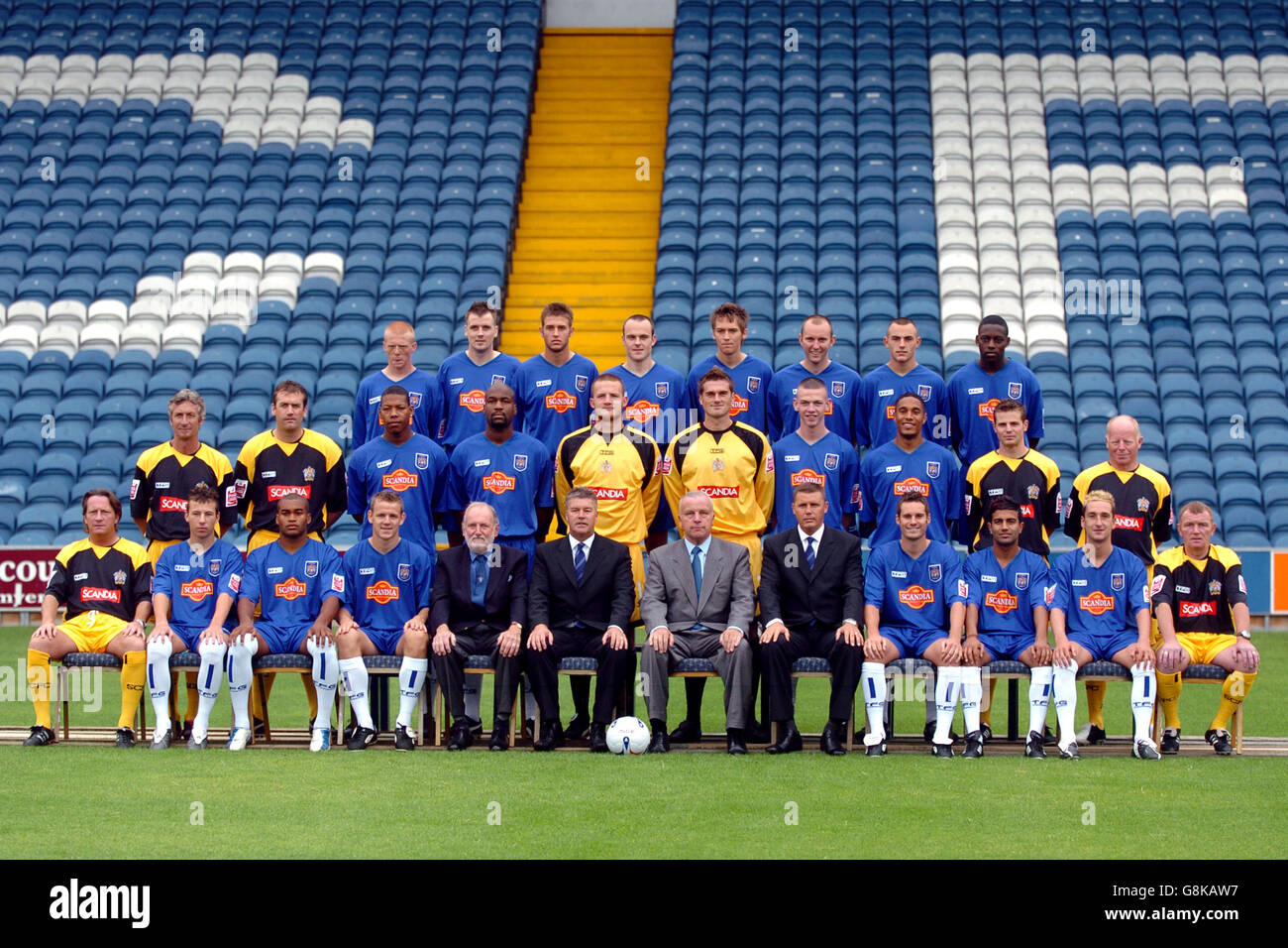 Soccer - Coca-Cola Football League Two- Stockport County Photocall - Edgeley Park. Stockport County, team group Stock Photo