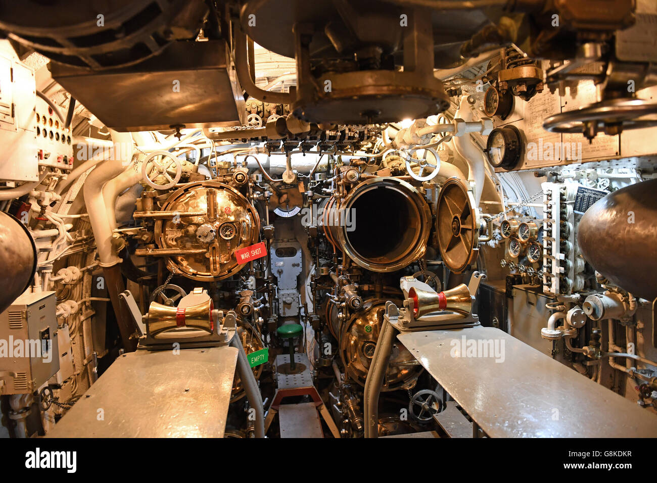 Wwii submarine torpedo room hi-res stock photography and images - Alamy