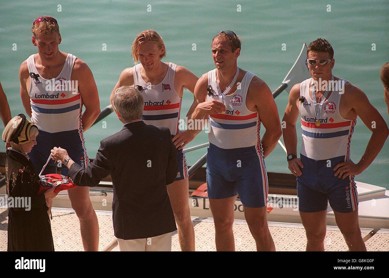 Rowing World Championships Coxless Fours Stock Photo Alamy