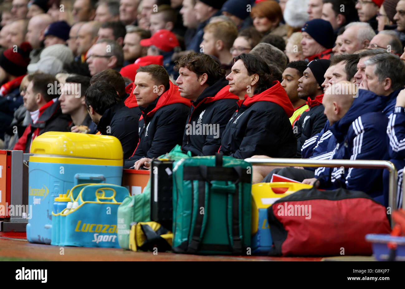Liverpool coach zeljko buvac barclays premier league match anfield hi