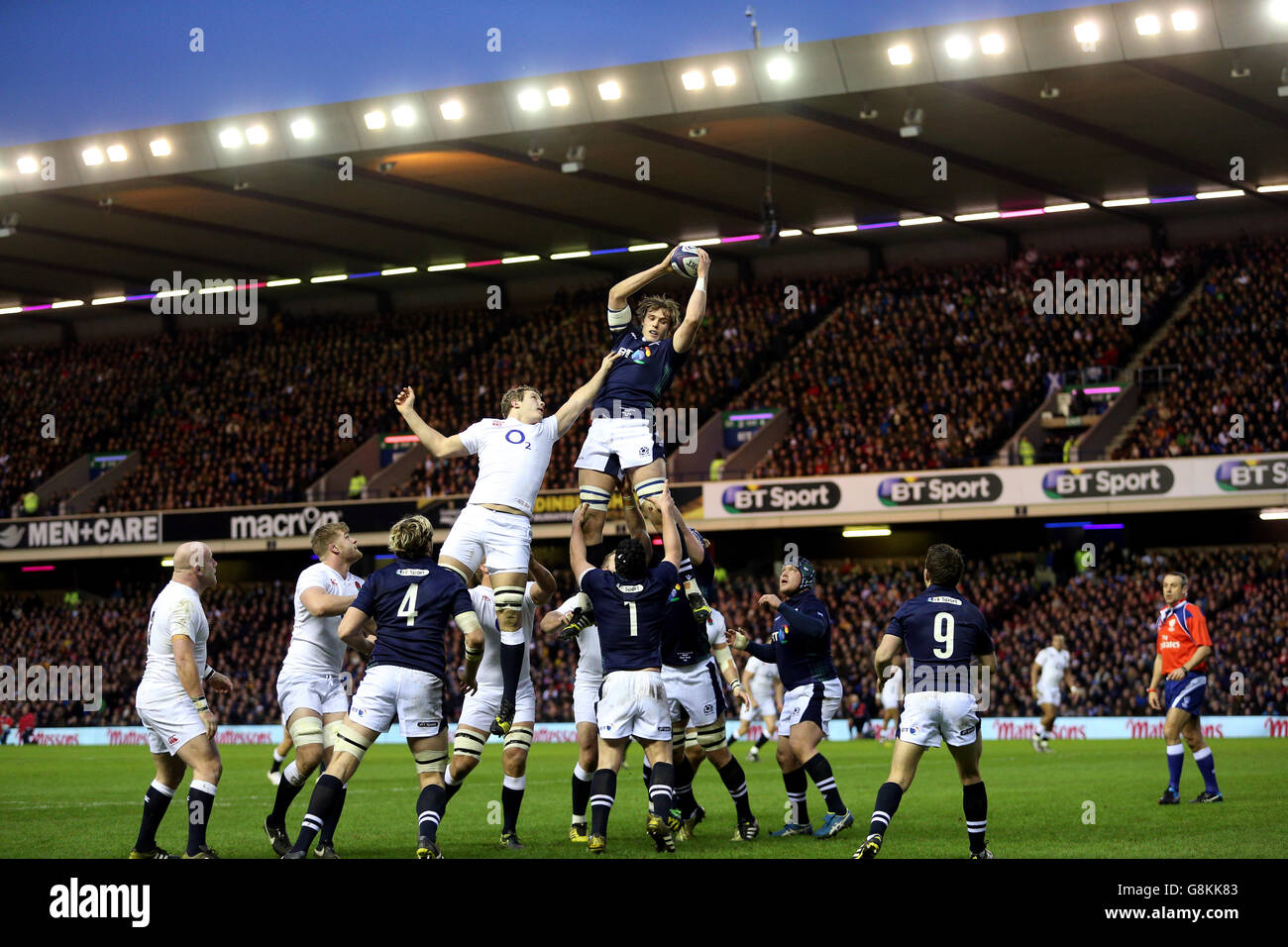 Scotland v England - 2016 RBS Six Nations - BT Murrayfield Stadium ...