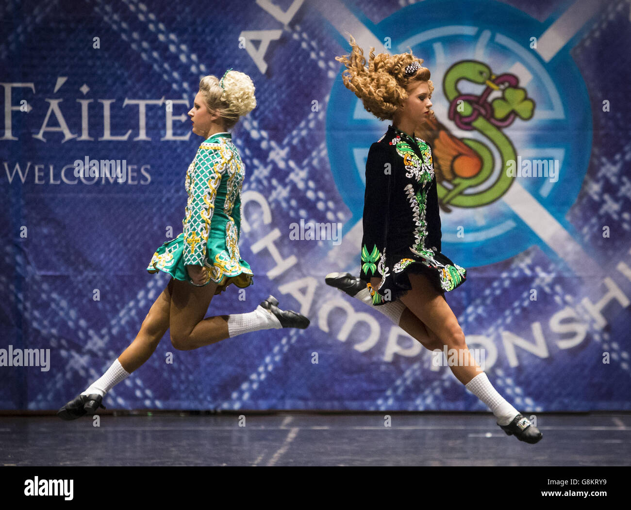 All Scotland Irish Dancing Championships Stock Photo Alamy