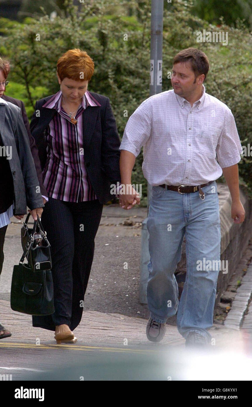 Schoolteacher Hannah Grice, with her husband Mike, before she was sentenced for 15 months on two charges of indecent assault of a boy when he was aged 14 and 15. Stock Photo