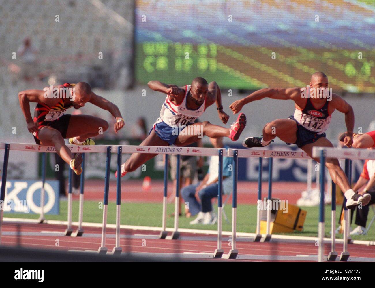 Athletics Sixth IAAF World Championship Athens 1997 Men's 110m