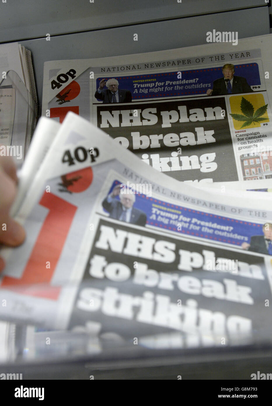 I newspaper sale Stock Photo Alamy