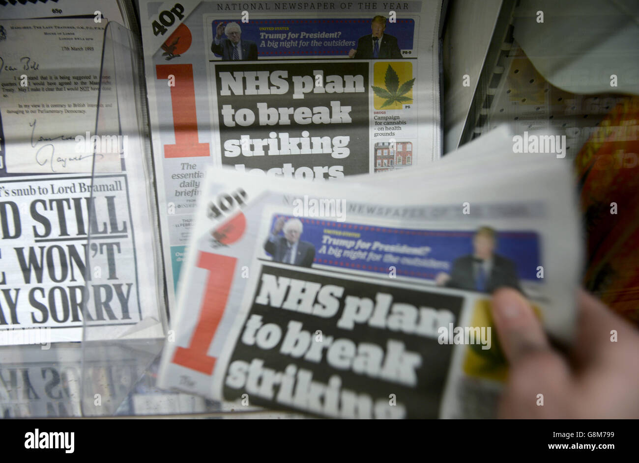 I newspaper sale Stock Photo Alamy