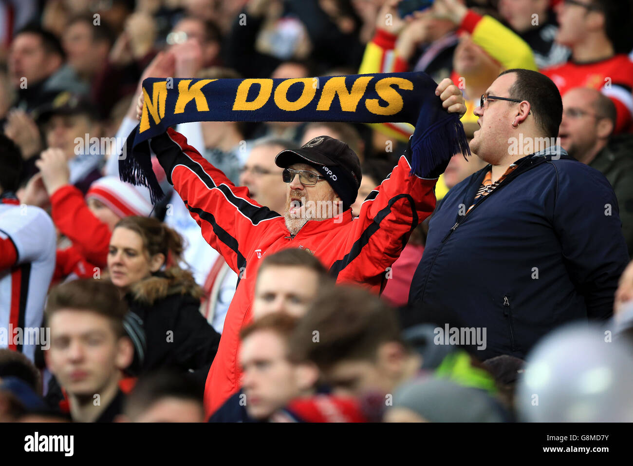 Milton Keynes Dons v Chelsea - Emirates FA Cup - Fourth Round - Stadium:MK Stock Photo