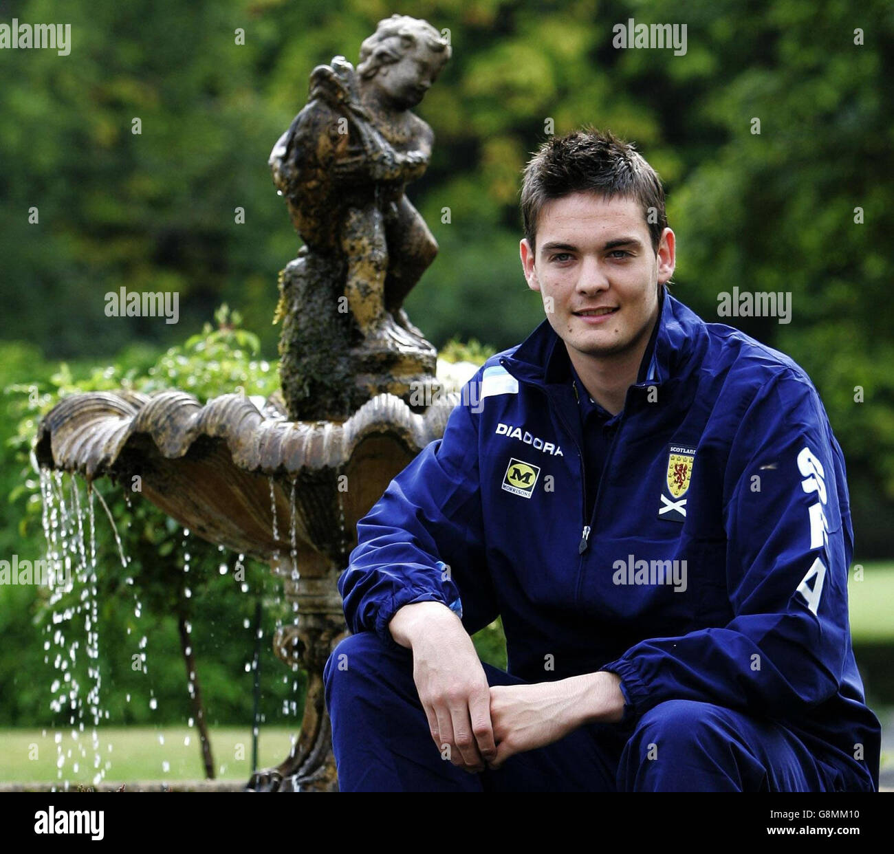 Scotland's Craig Gordon at the team hotel at Cameron House on the banks of Loch Lomond, Wednesday August 31, 2005. Scotland play Italy in a World Cup Qualifier at Hampden Park on Saturday. PRESS ASSOCIATION Photo. Photo credit should read: Andrew Milligan/PA. Stock Photo