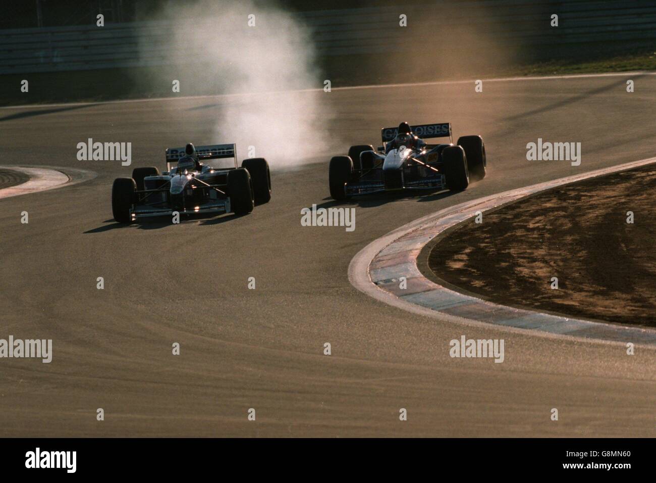 Two silhouette action front view corner catalog1 f1 hli hires stock photography and images Alamy