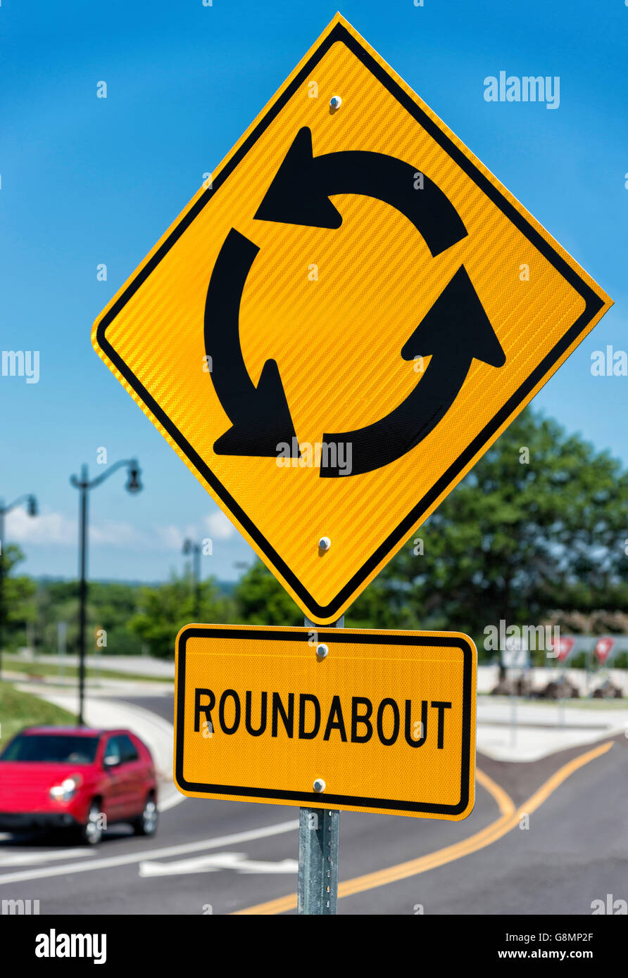 Direction sign board roundabout hires stock photography and images Alamy