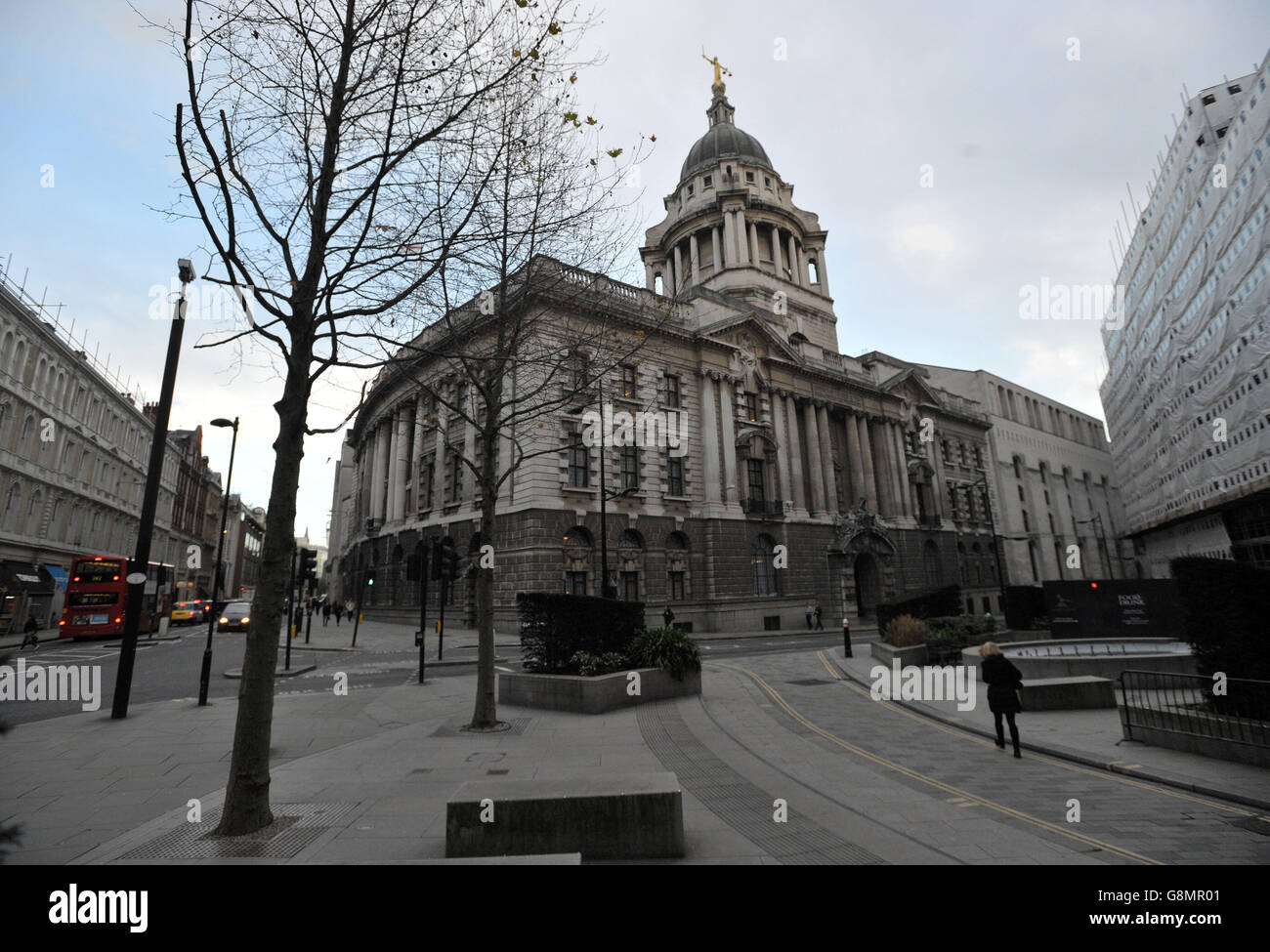 Central Criminal Court stock. A view of the Central Criminal Court, also referred to as the Old Bailey. Stock Photo
