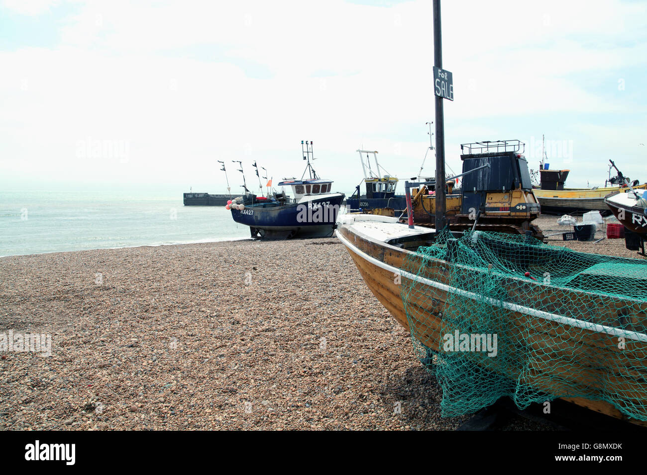 fishing boats on the beach