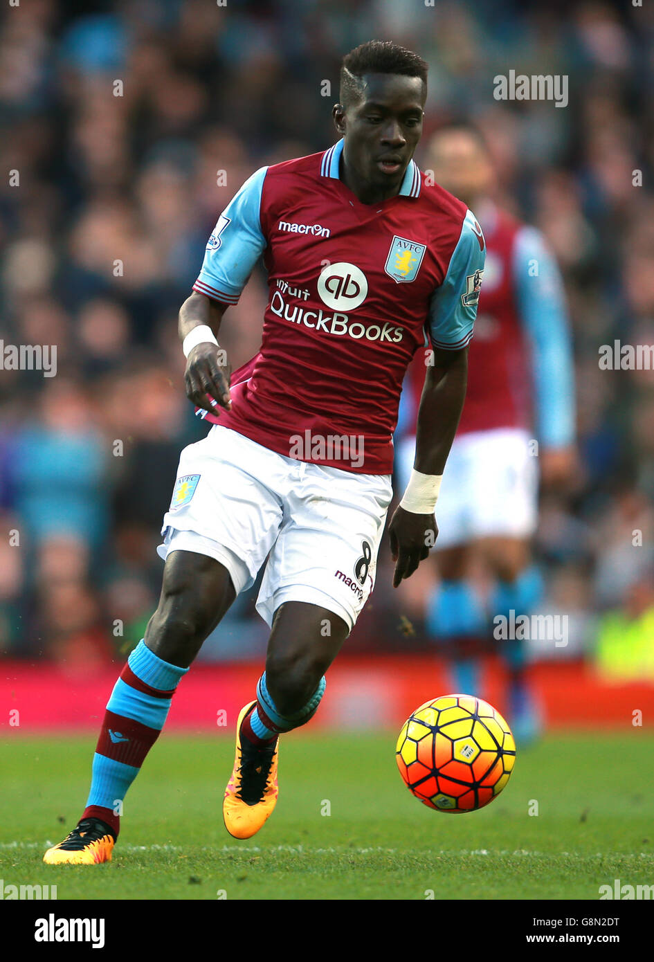 Aston Villa v Liverpool - Barclays Premier League - Villa Park. Aston Villa's Idrissa Gana Stock Photo