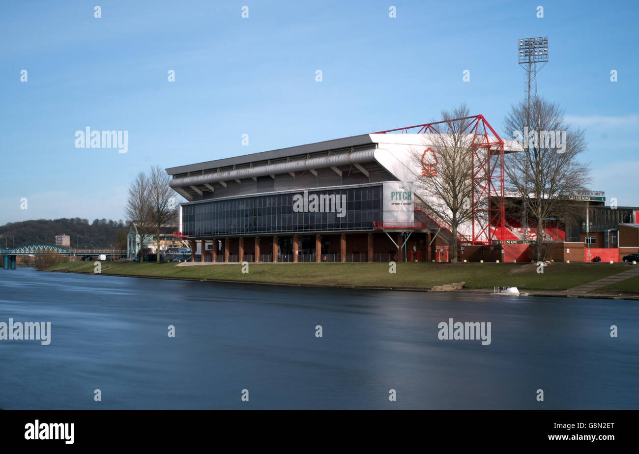 A general view of the City Ground, home of Nottingham Forest. Stock Photo