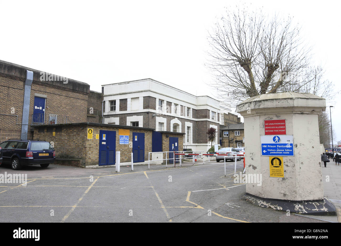 General view HMP Pentonville, a Category B/C men's prison in north London. Stock Photo
