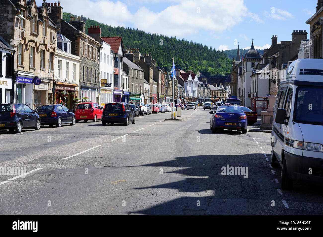 Peebles Town Centre, Scottish Borders, Scotland, UK Stock Photo Alamy