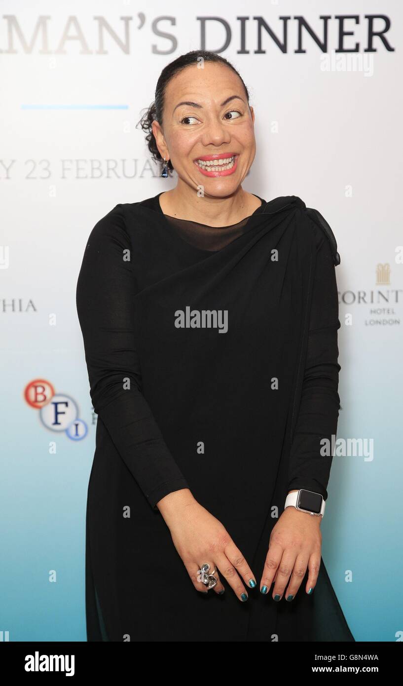 Oona King arrives at the annual BFI Chairman's Dinner held at the Corinthia Hotel in London. Stock Photo