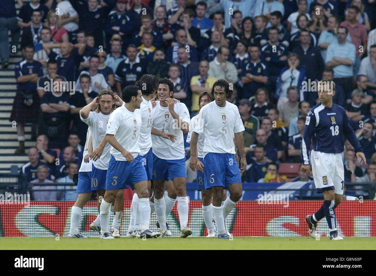 Italy's soccer team during the World Cup 2006, Group E