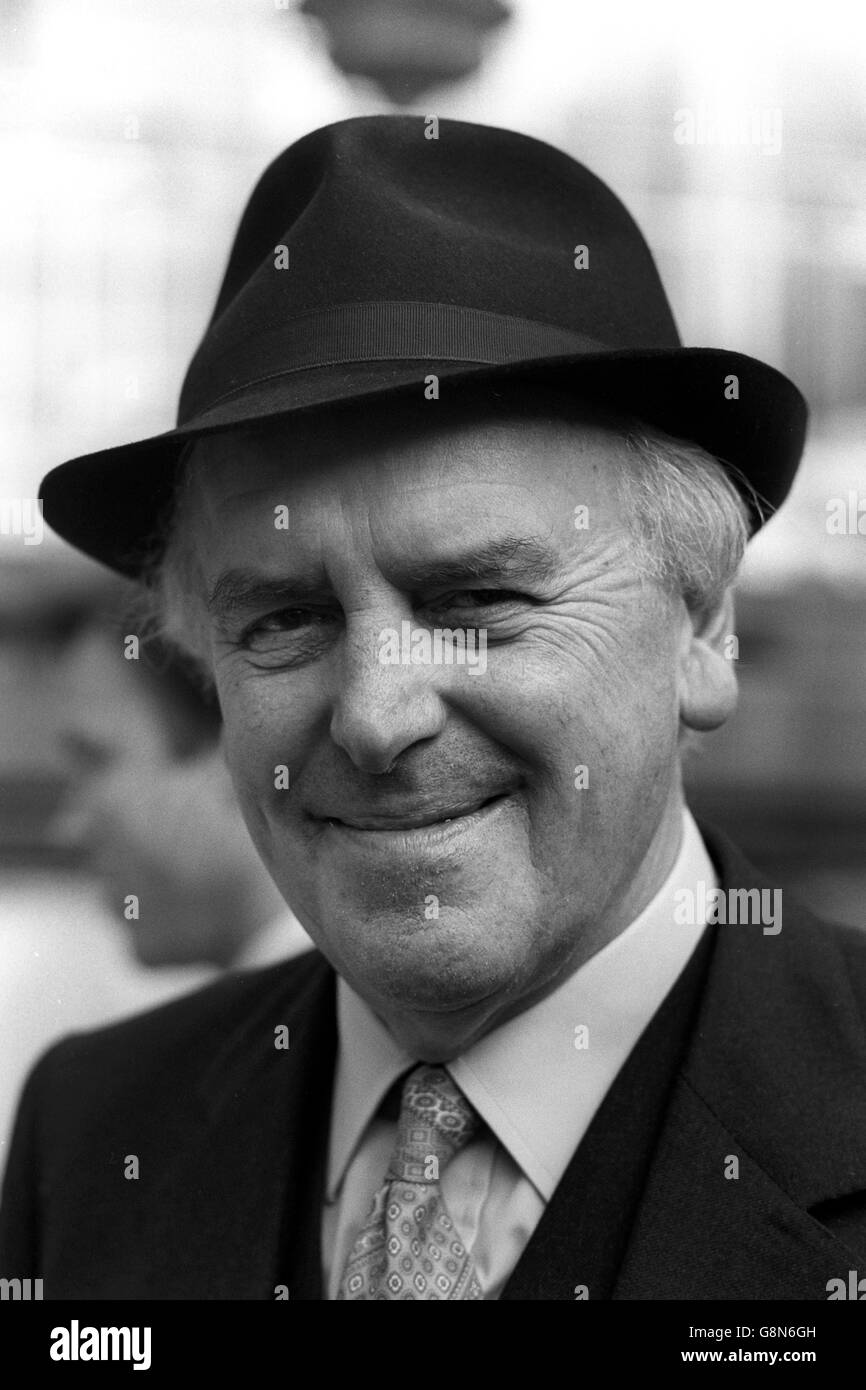 Actor George Cole, 63, who returned to TV this month as Arthur Daley in ITV's new series of 'Minder'. Stock Photo
